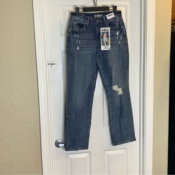 Rewash 90s Jean High Rise Distressed Size 26 - Picture 7 of 11